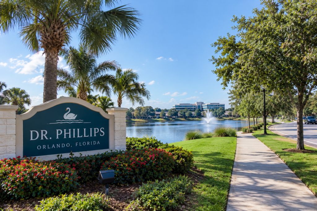 Entrada de Dr. Phillips à Beira do Lago